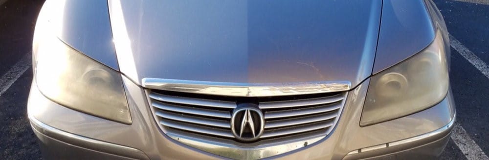 AcuraRLProfessionalHeadlightRestoration1 - Headlight Restoration - AutoGlow